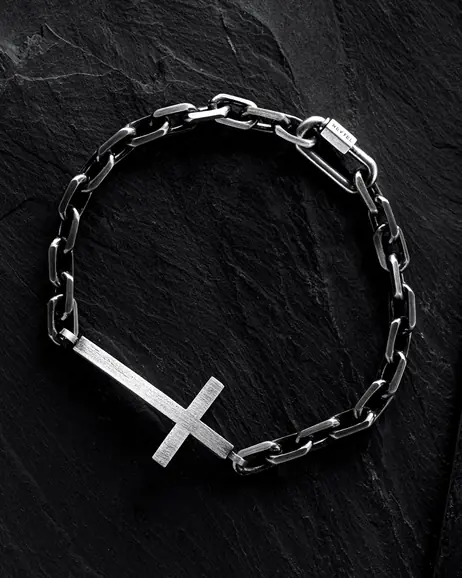Srebrna bransoletka STRENGTH OF FAITH 7