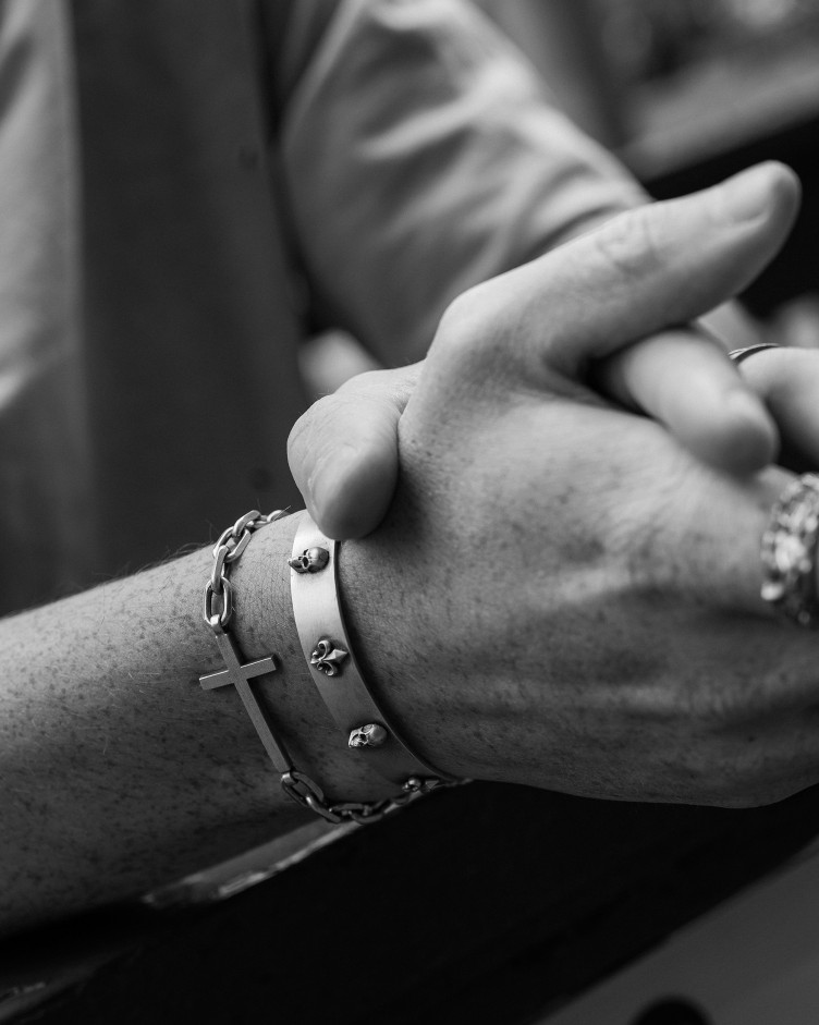 Srebrna bransoletka STRENGTH OF FAITH 16