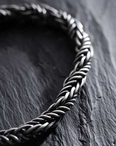 Srebrna bransoletka BRAID 4