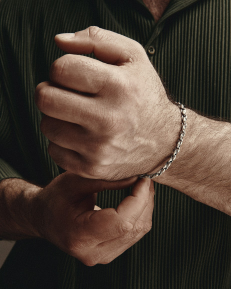 Srebrna bransoletka FORTO 3