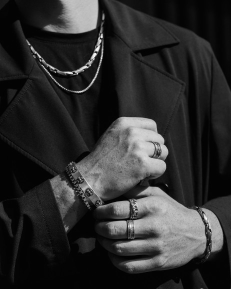 Srebrna bransoletka TURBEN 9