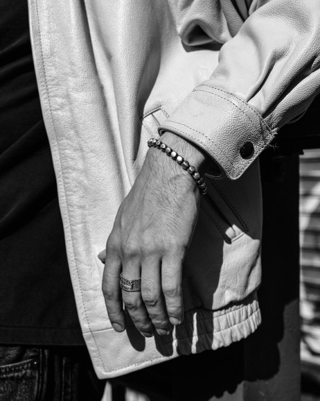 Srebrna bransoletka CUBE 9