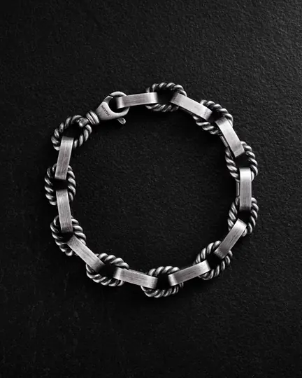 Srebrna bransoletka SOLID / Bransoletki