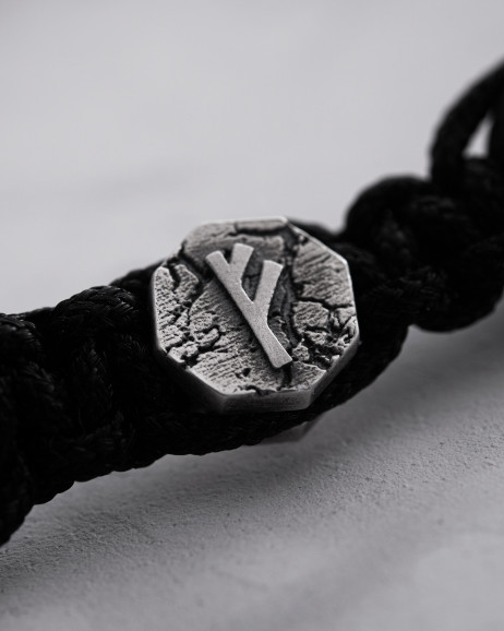 Męska bransoletka RUNES (lawa) 2