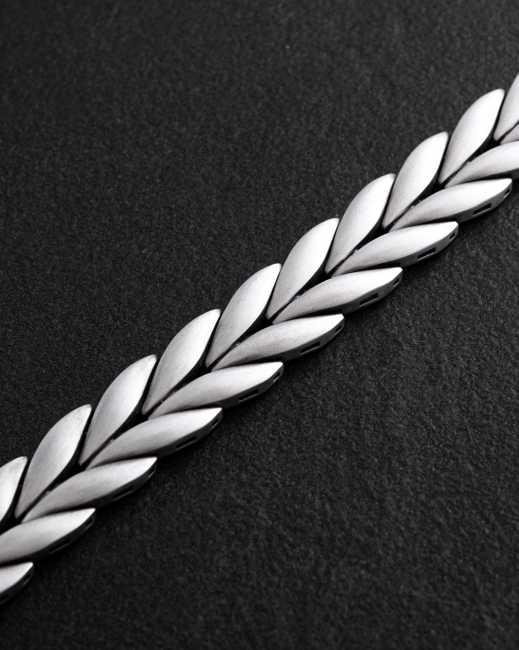 Srebrna bransoletka TRITICUM 2