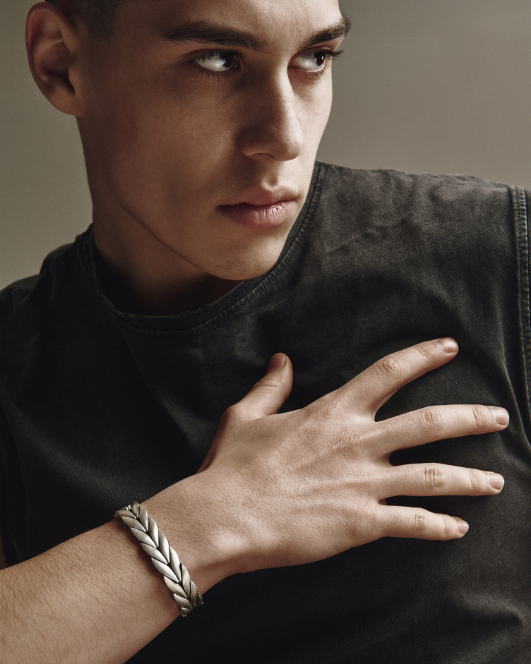 Srebrna bransoletka TRITICUM 2