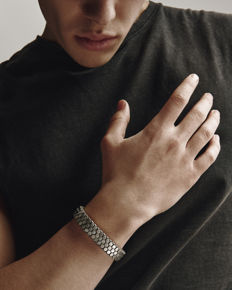 Srebrna bransoletka RÜSTUNG 2