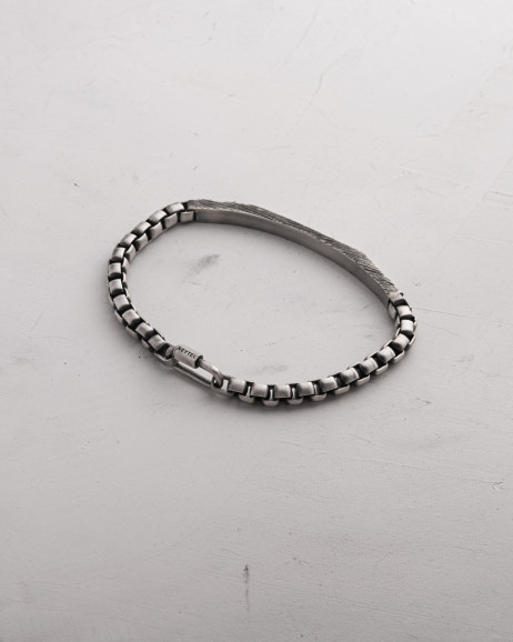 Srebrna bransoletka FORGED 4