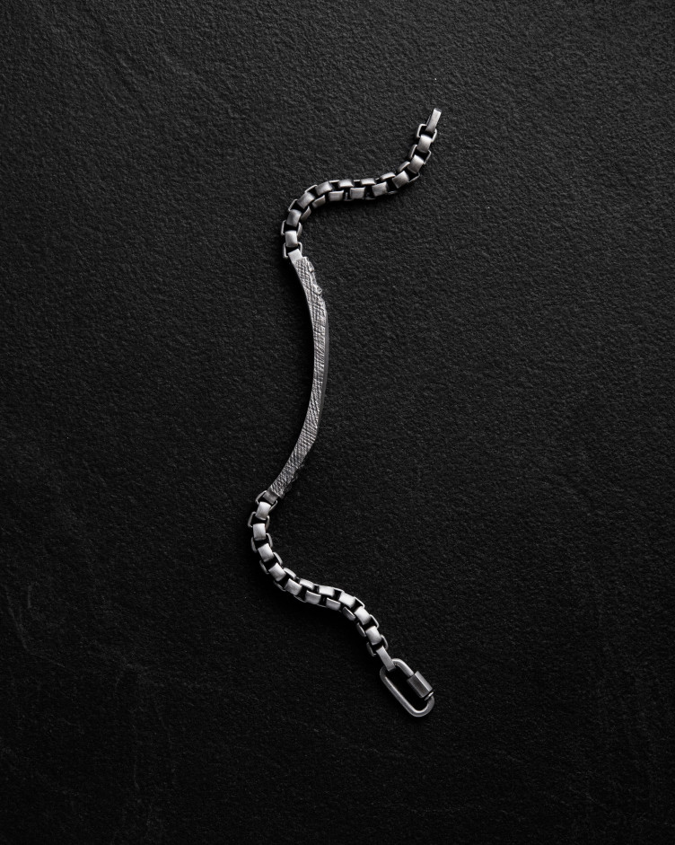 Srebrna bransoletka FORGED 5