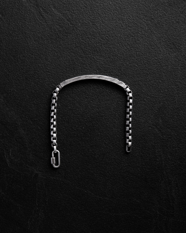 Srebrna bransoletka FORGED 6