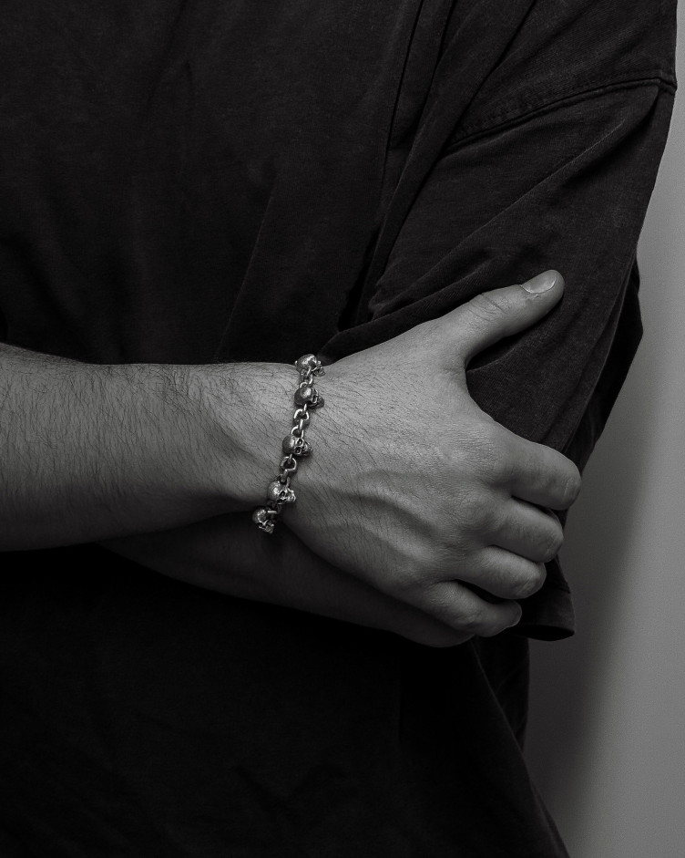 Srebrna bransoletka CARPE DIEM 4