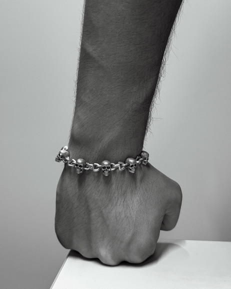 Srebrna bransoletka CARPE DIEM 6