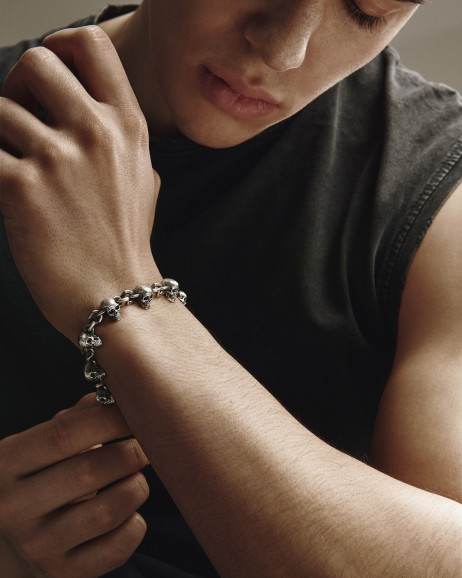 Srebrna bransoletka CARPE DIEM 2