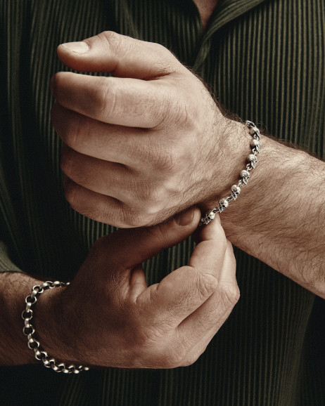 Srebrna bransoletka ETERNAL RETURN 6