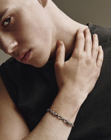 Srebrna bransoletka FRAGMENT 3