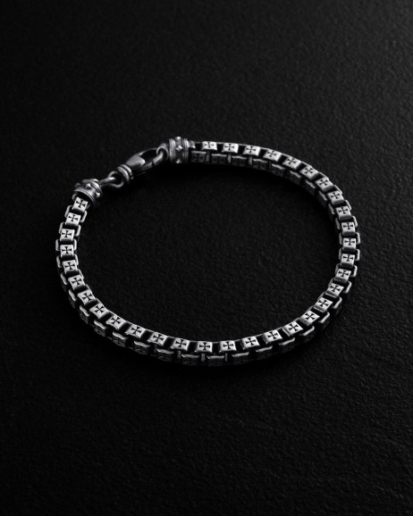 Srebrna bransoletka MALTESE CROSS 3