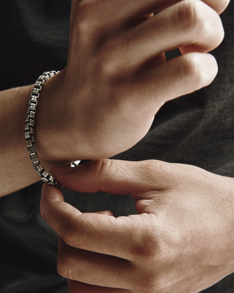 Srebrna bransoletka MALTESE CROSS 3