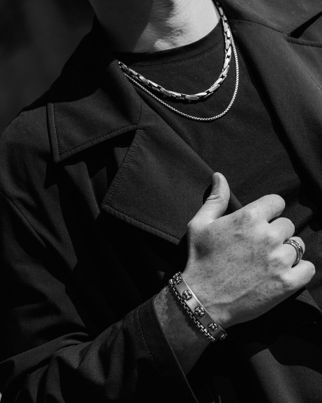 Srebrna bransoletka POLAR STAR 4