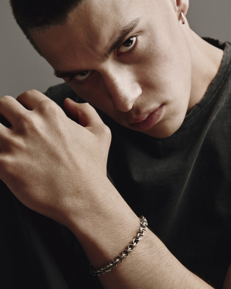 Srebrna bransoletka TEMPLE 2