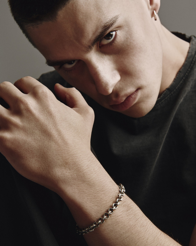 Srebrna bransoletka TEMPLE 2