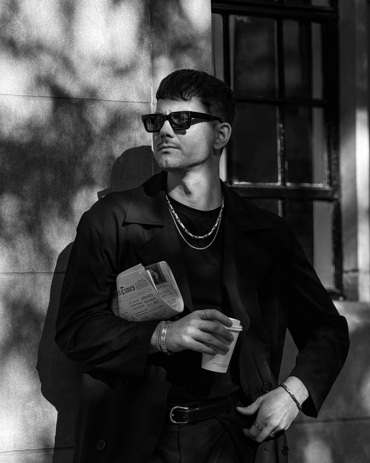 Srebrna sztywna bransoletka CROIX DES TEMPLIERS 14