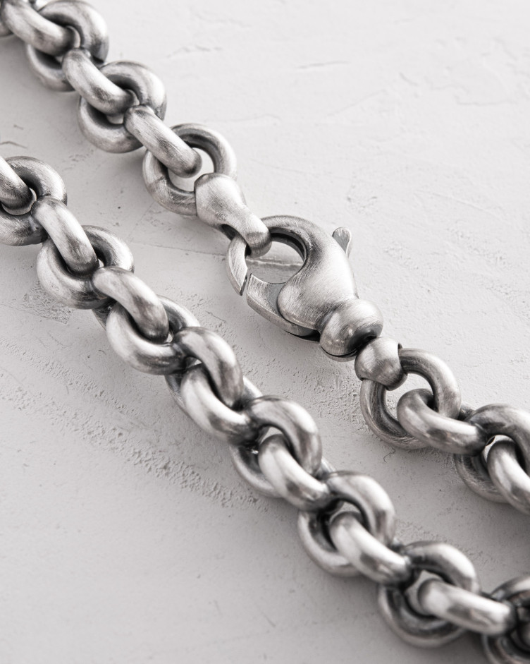 Srebrna bransoletka MACHT 10