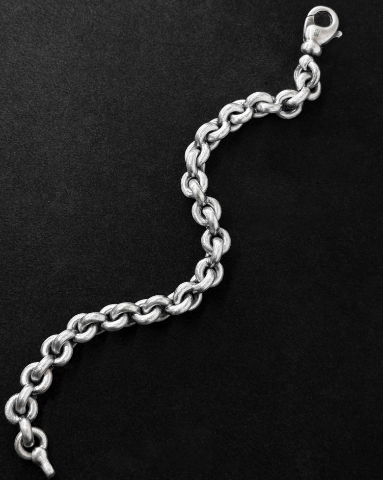 Srebrna bransoletka MACHT 3