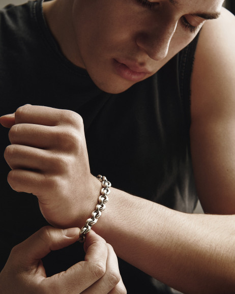 Srebrna bransoletka MACHT 2