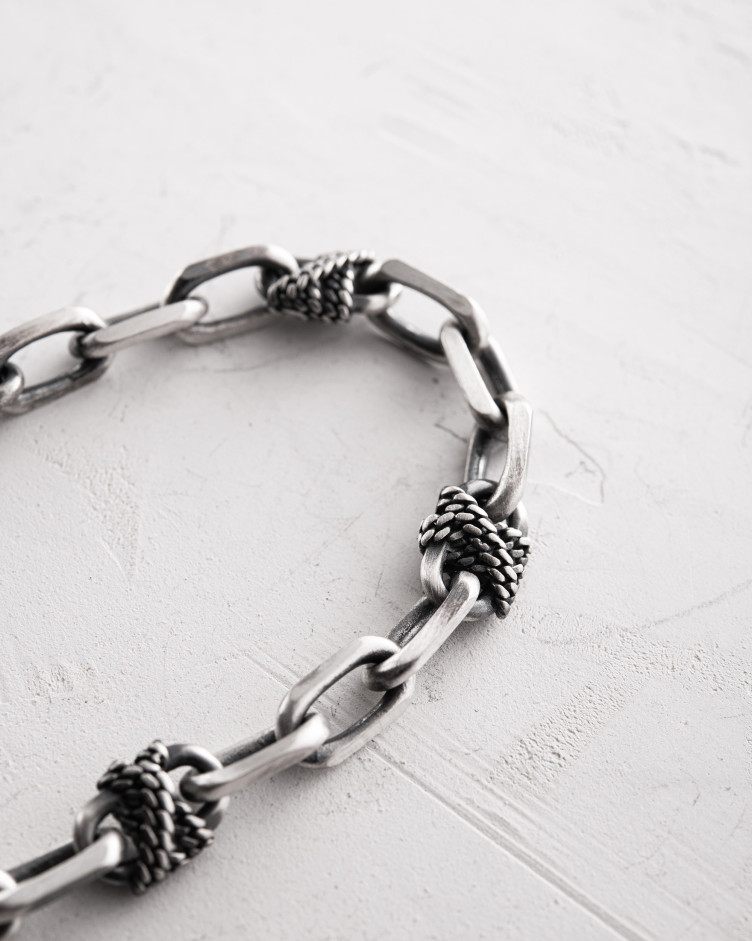 Srebrna bransoletka TILLIT 7