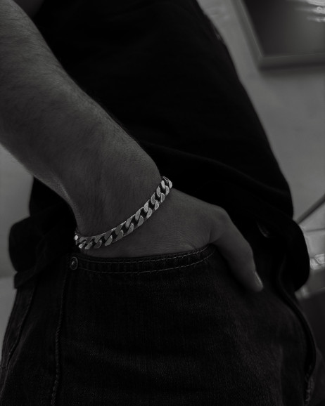 Srebrna bransoletka TENACITÉ 6