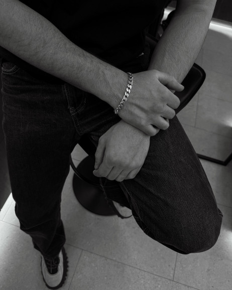 Srebrna bransoletka TENACITÉ 7