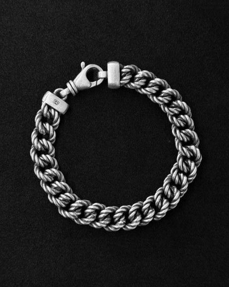Srebrna bransoletka DAPPER