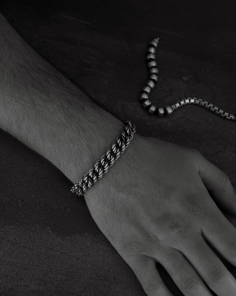 Srebrna bransoletka DAPPER 2