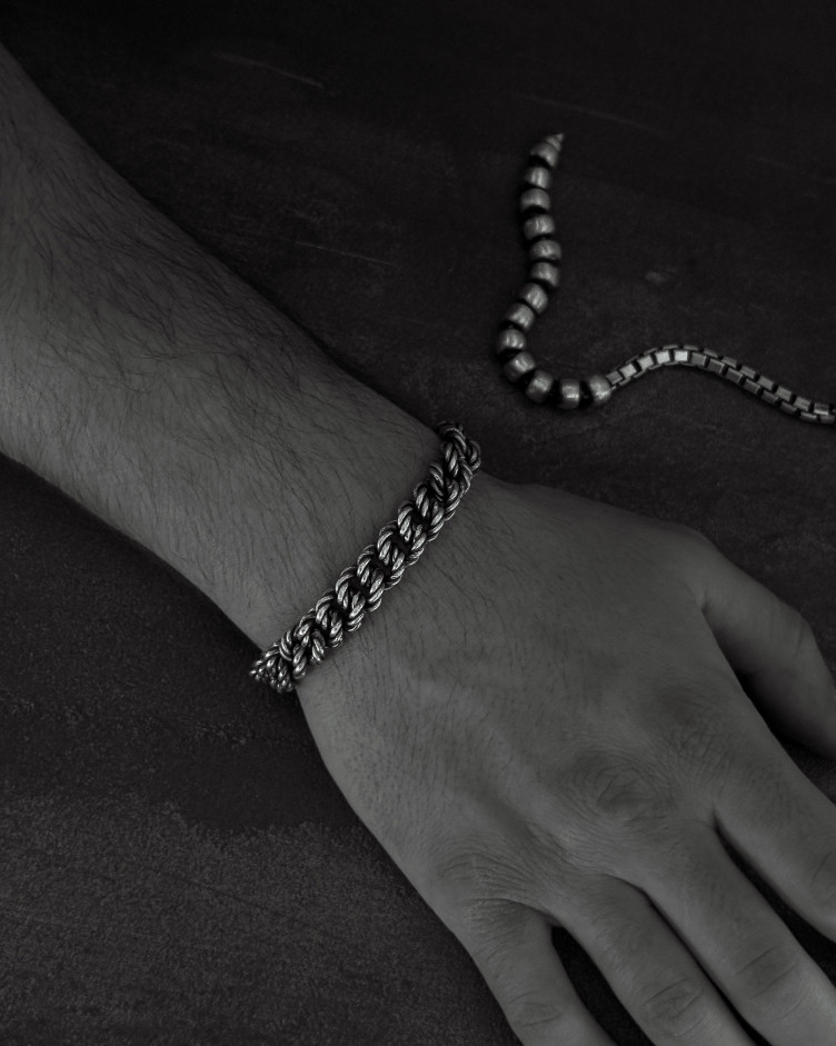 Srebrna bransoletka DAPPER 2