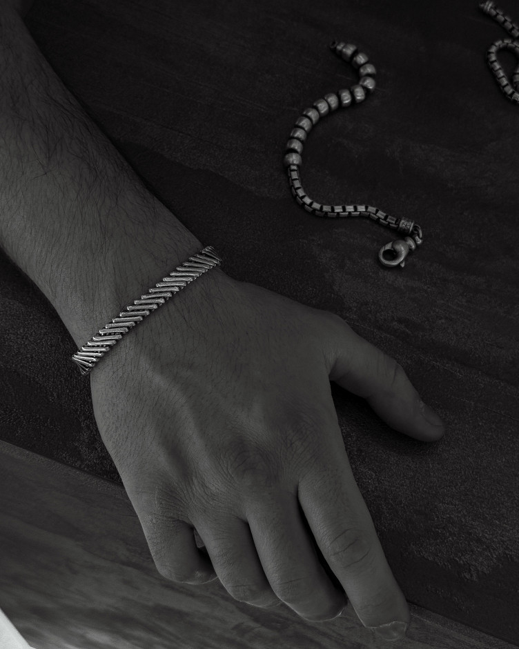 Srebrna bransoletka VALEUR 2