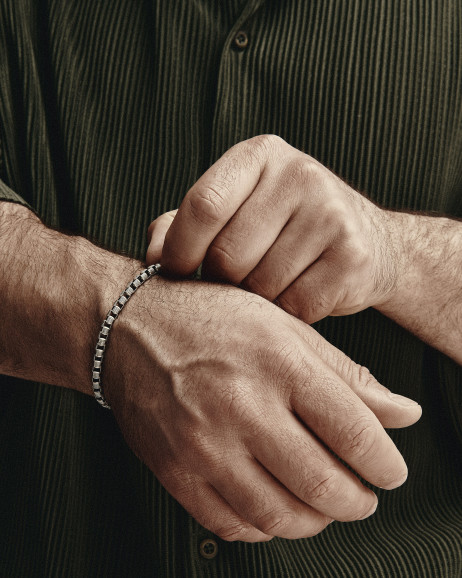 Srebrna bransoletka MOD 2