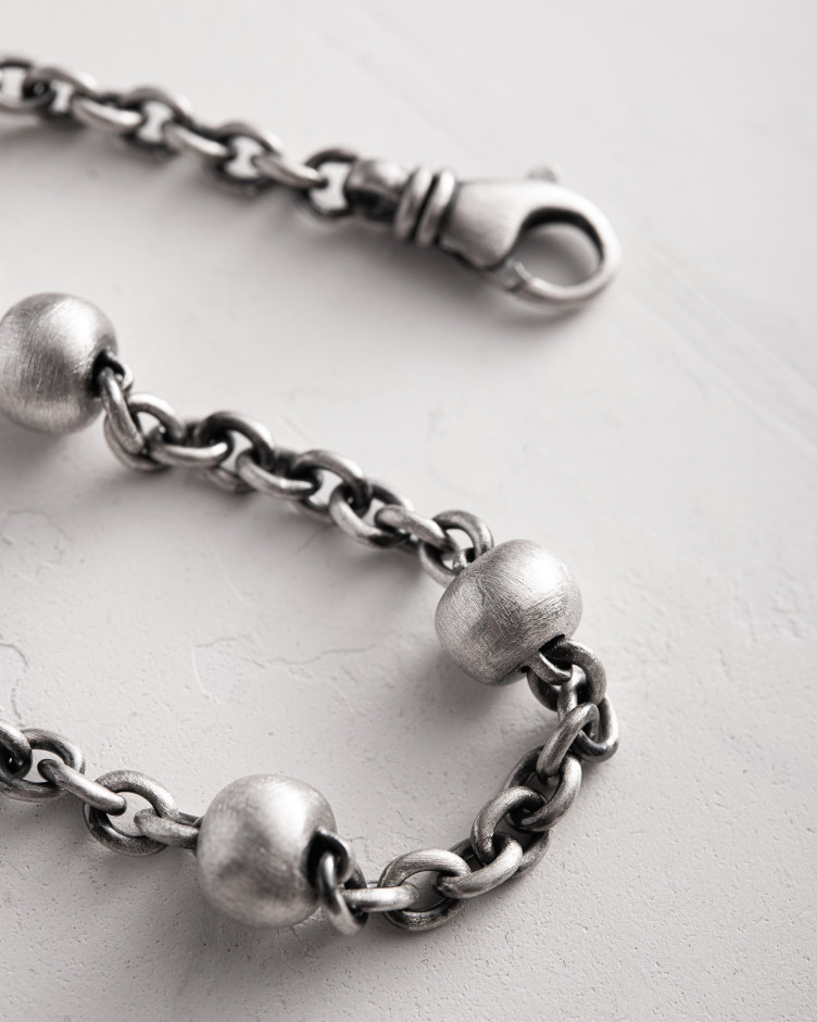 Silver bracelet STARK 5