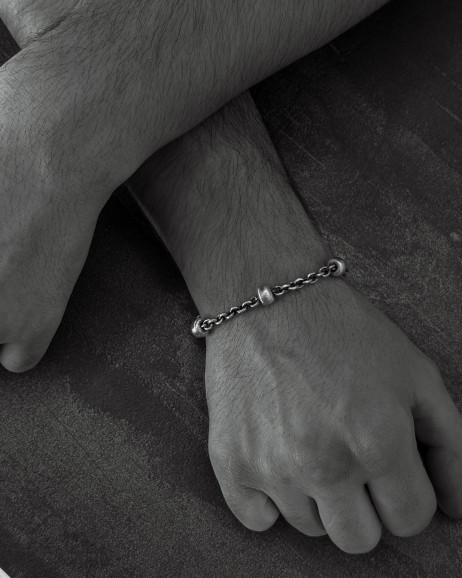 Srebrna bransoletka STARK 2