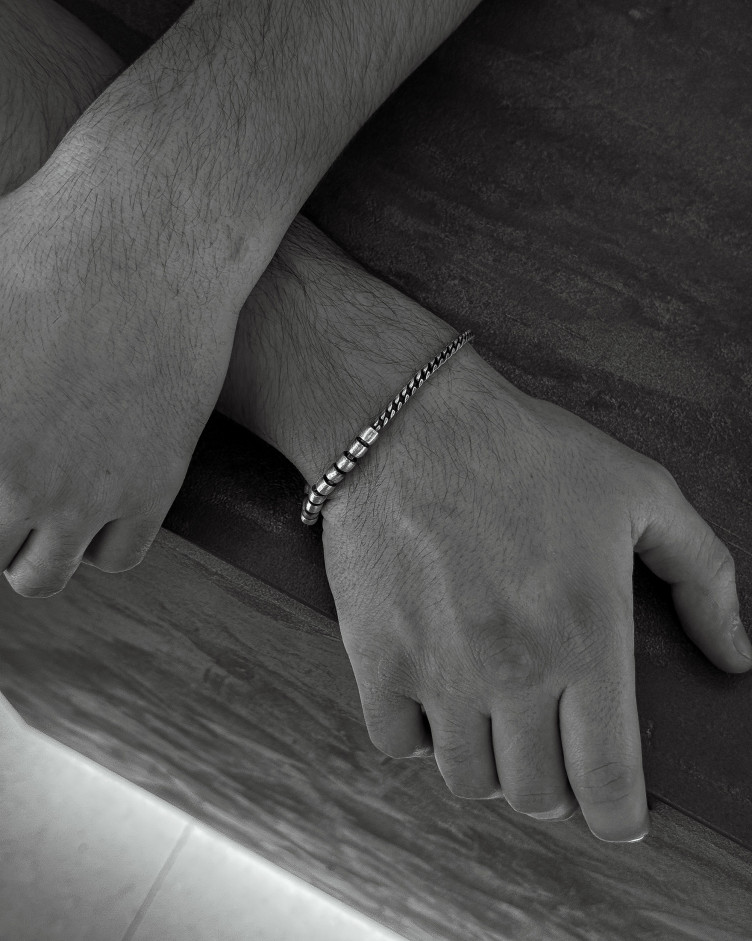 Srebrna bransoletka MUT 4