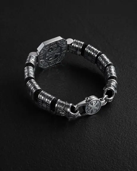 Srebrna bransoletka SAINT MICHAEL 3