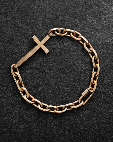 Bransoletka SIŁA WIARY (żółte złoto) 3