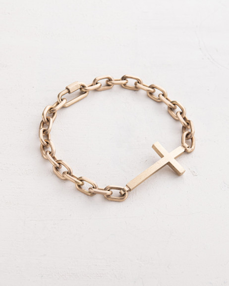 Bransoletka SIŁA WIARY (żółte złoto) 5