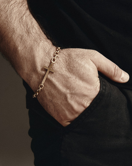 Bransoletka SIŁA WIARY (żółte złoto) 2