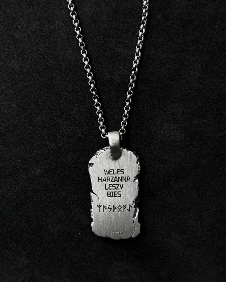 Srebrny wisiorek WELES MARZANNA LESZY BIES