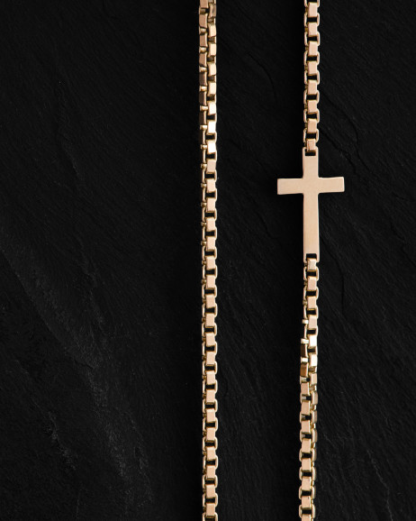 Łańcuszek CROSS (żółte złoto) 2