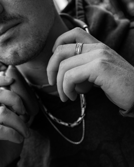 Srebrny pierścień DZIEDZICTWO DA VINCI 12