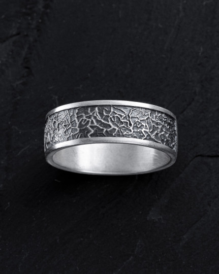 Srebrny pierścień ASTEROID