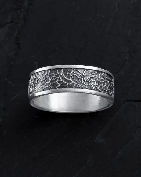 Srebrny pierścień ASTEROID