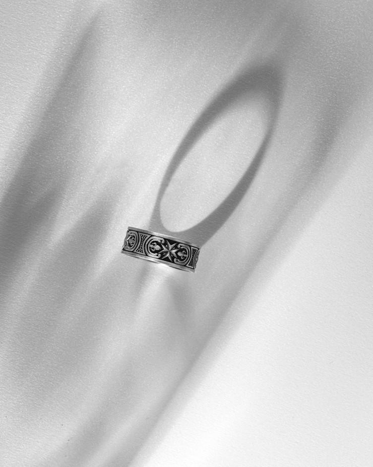 Srebrny pierścień AMULET AŁATYR 6