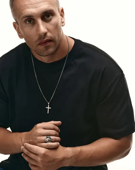 Srebrny pierścień JESUS CHRIST. SACRIFICE 4